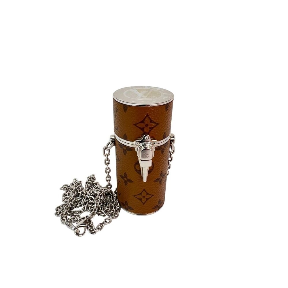 Louis Vuitton Reverse Monogram Chain Lipstick Case - image 1